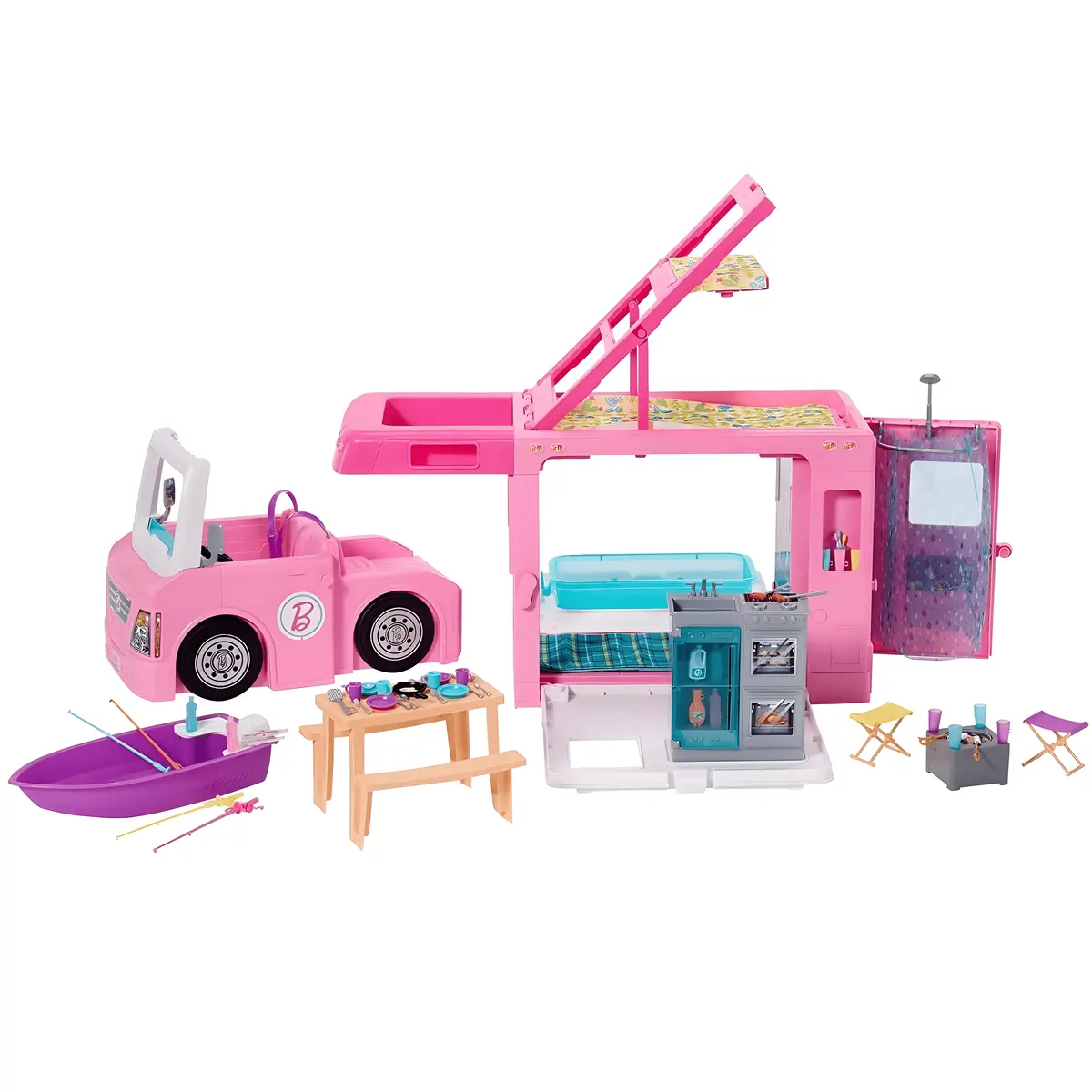 Barbie 3-In-1 Dreamcamper Dolls 1