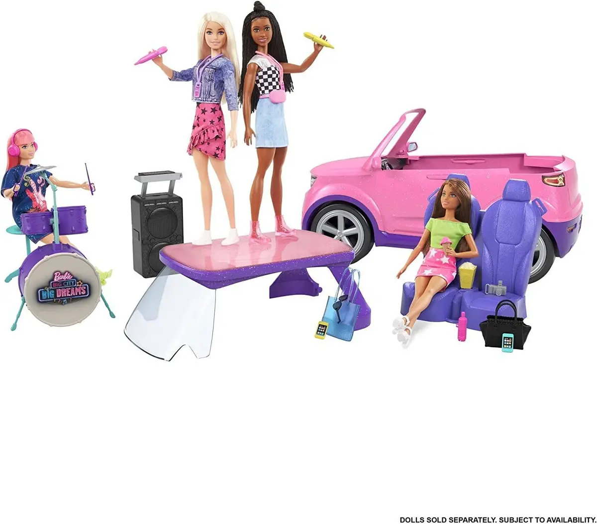 Barbie Big City, Big Dreams Transforming Vehicle Playset 1