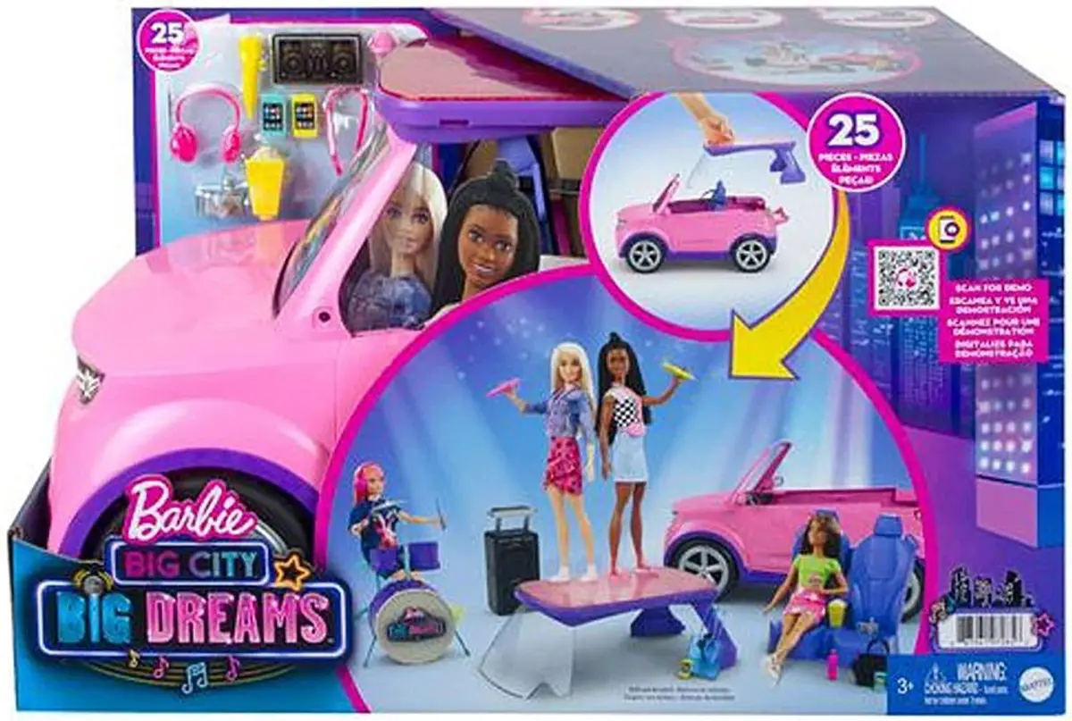 Barbie Big City, Big Dreams Transforming Vehicle Playset 2