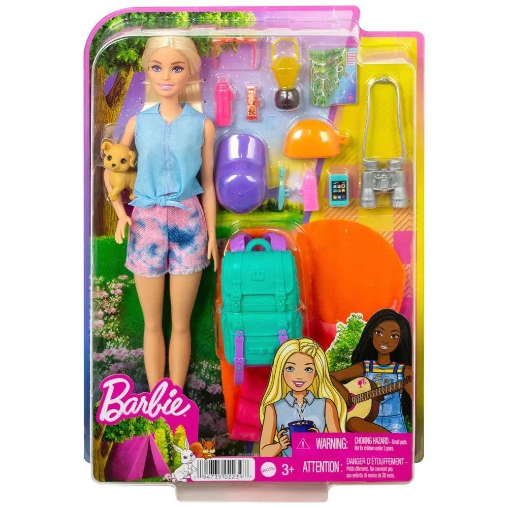 Barbie Camping Malibu Doll And Accessories 1