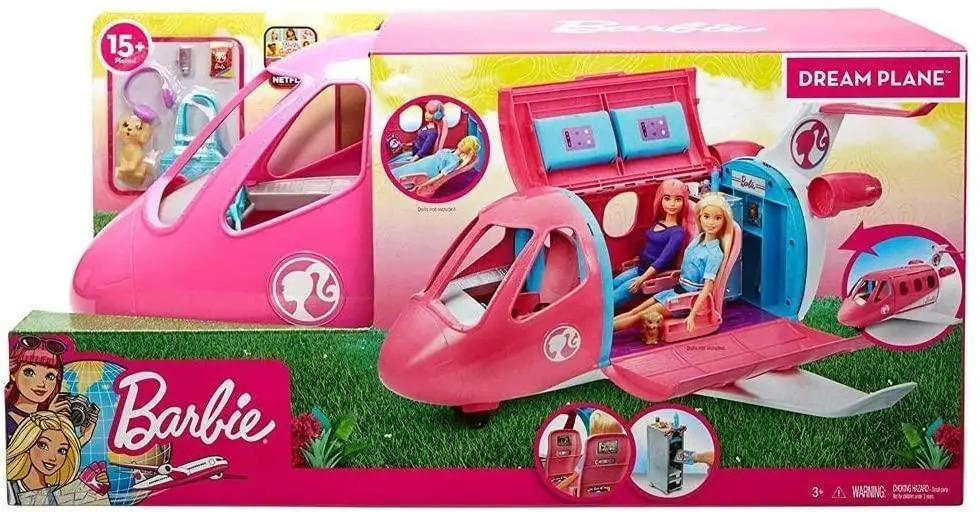 Barbie Dreamplane Playset With Accessories Dolls 2
