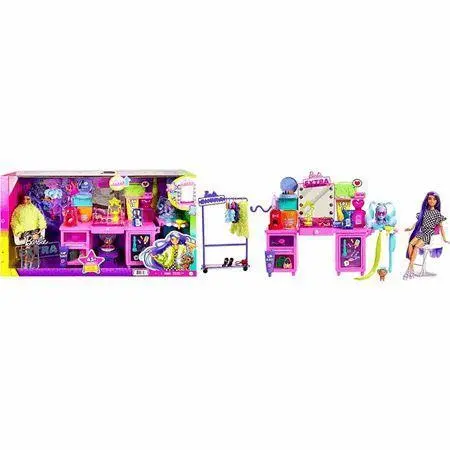 Barbie Extra Doll And Vanity Playset 1