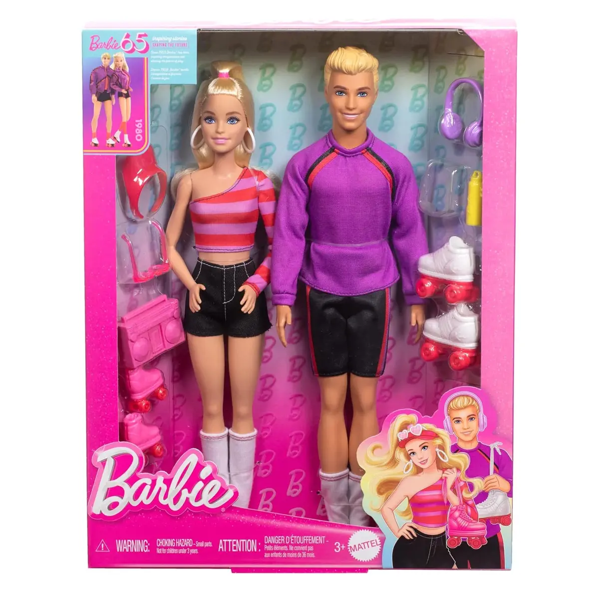 Barbie Fashionistas With Barbie & Ken 65Th Anniversary Collectible Set 1