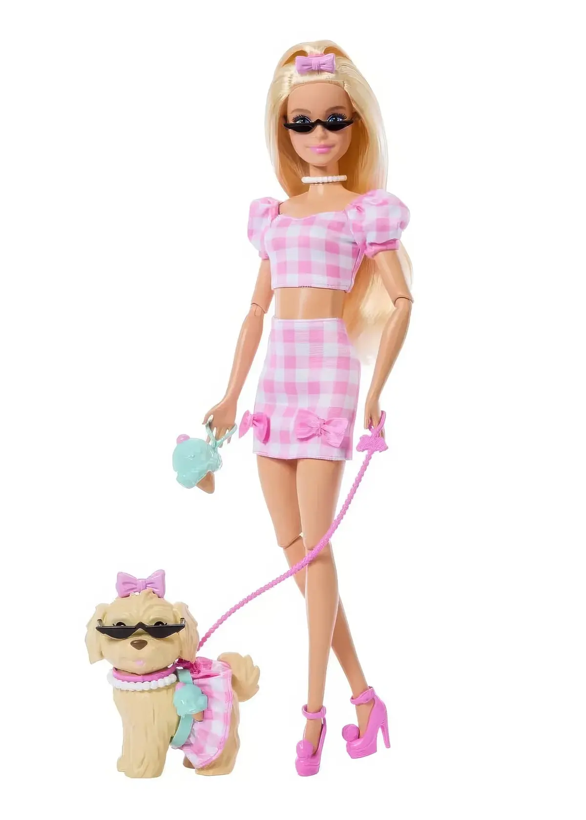 Barbie Twinning Looks Doll With Dog, Blonde 1
