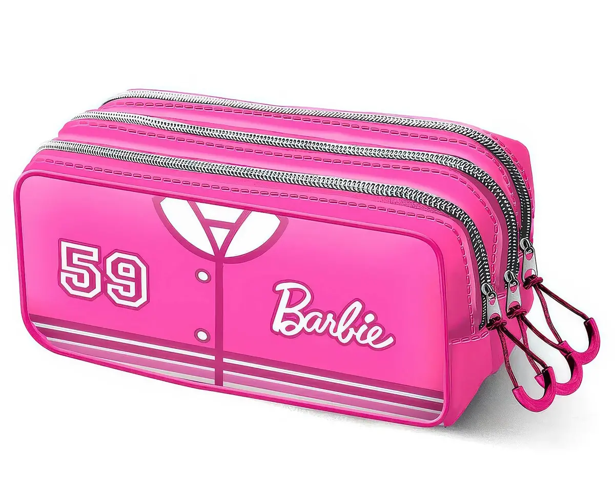 Barbie Varsity Triple Pencil Case 1