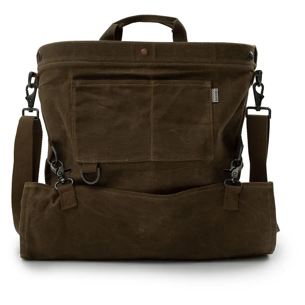 Waxed Canvas Gathering Bag 1