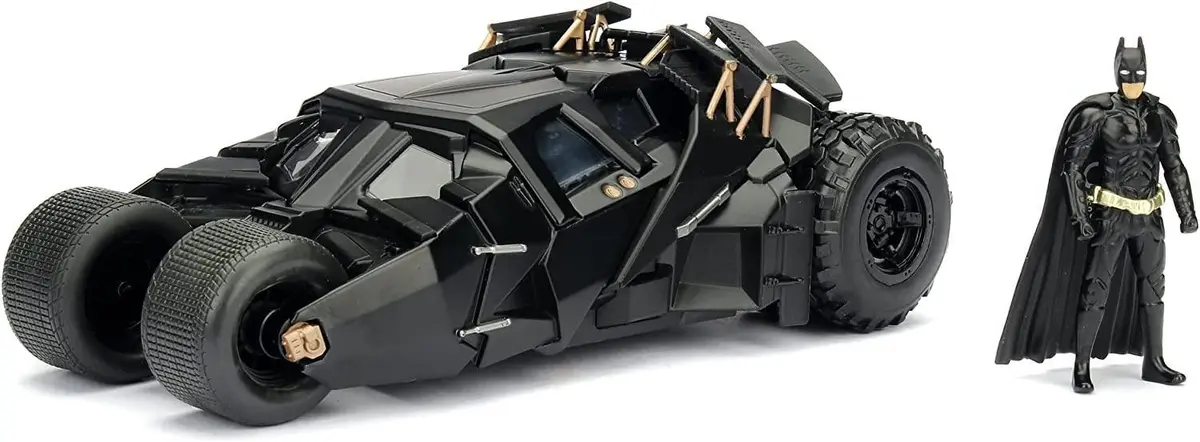 Batman The Dark Knight With Batmobile Car 1