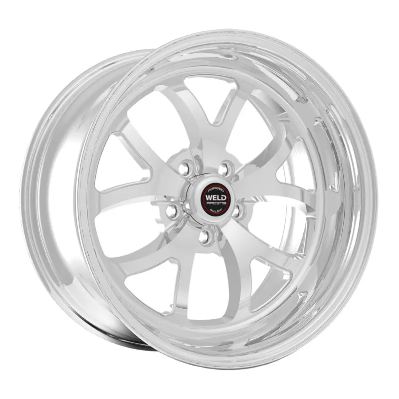 Weld S76 Rt-S Polished Aluminum Wheel — 17X10 Inches, 5X115 Bolt Pattern, 6.7-Inch Backspace, High-Pad Design 1