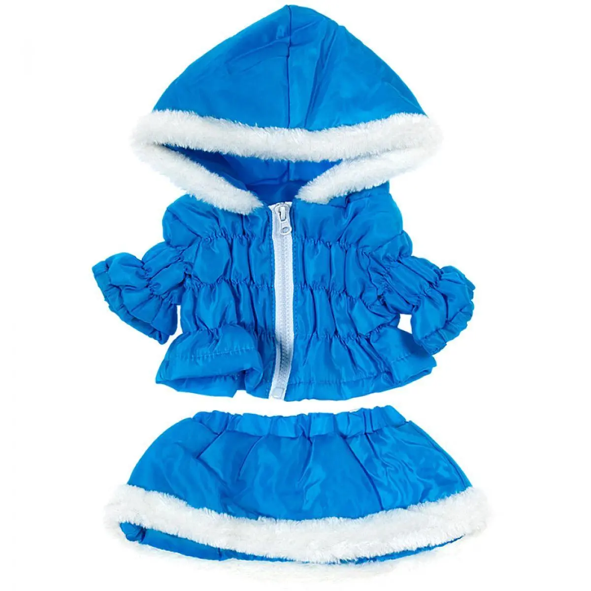 Be My Bear 20066 Blue Parka & Skirt Outfit For Doll 40Cm 1