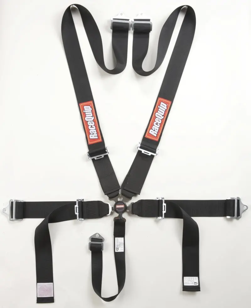 Racequip Sfi-Certified Camlock 5-Point Racing Harness With Pd Lap Belt – Black 1