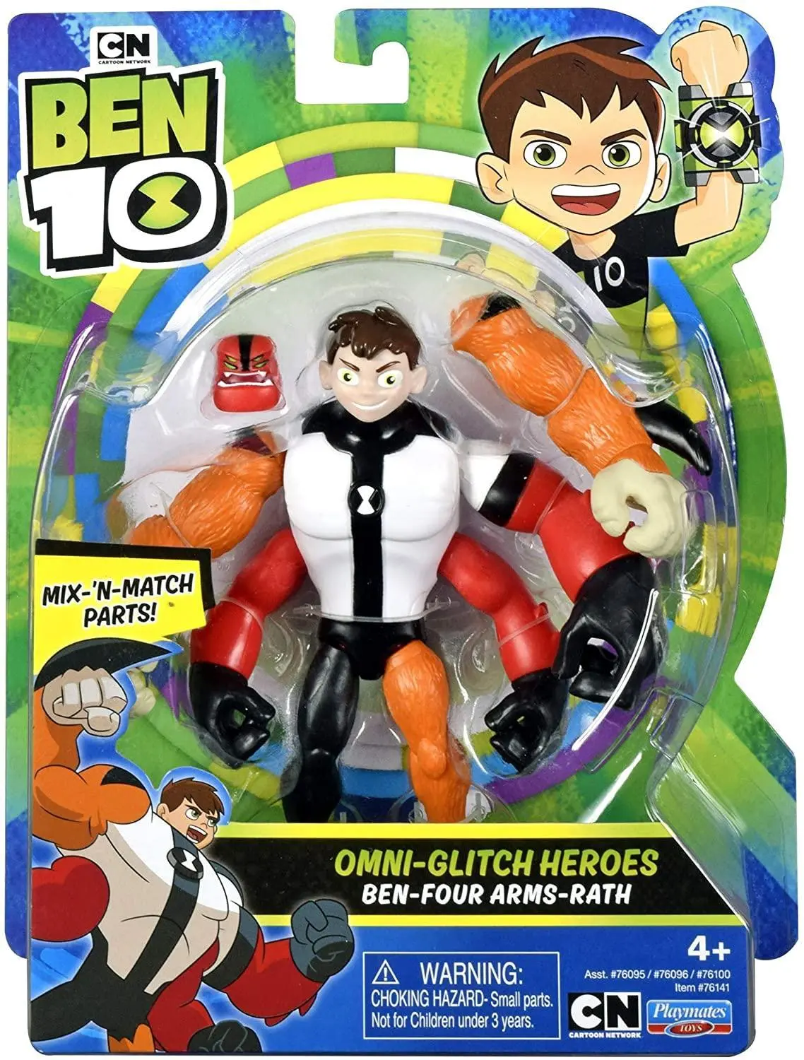 Ben 10 Action Figure - Four Arms Omni Glitch 1