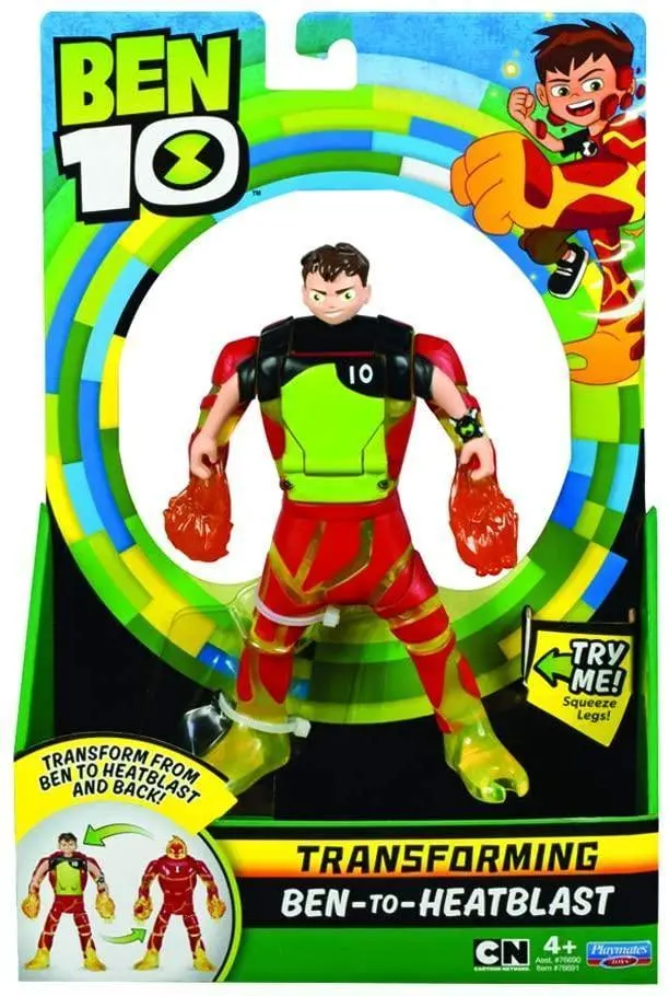 Ben 10 Ben2930 Transforming Ben-To-Heatblast Figure Action Toys & Playsets 1