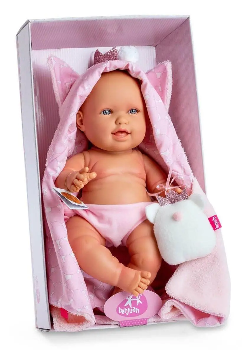 Berjuan 3131 Baby Kitten Doll 38Cm - Pink 1