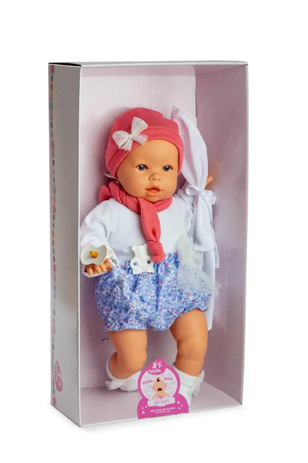 Berjuan 6021 Cry Baby Doll 50Cm - Pink 2