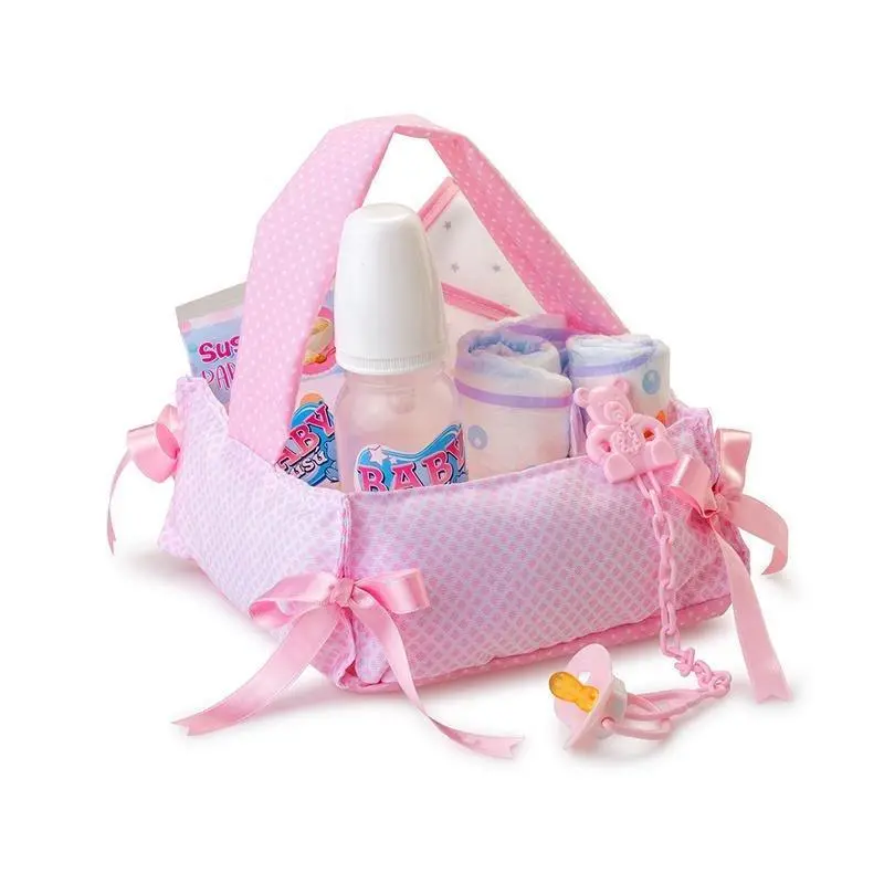 Berjuan 6100 Baby Susu Basket With Accessories Dolls 1