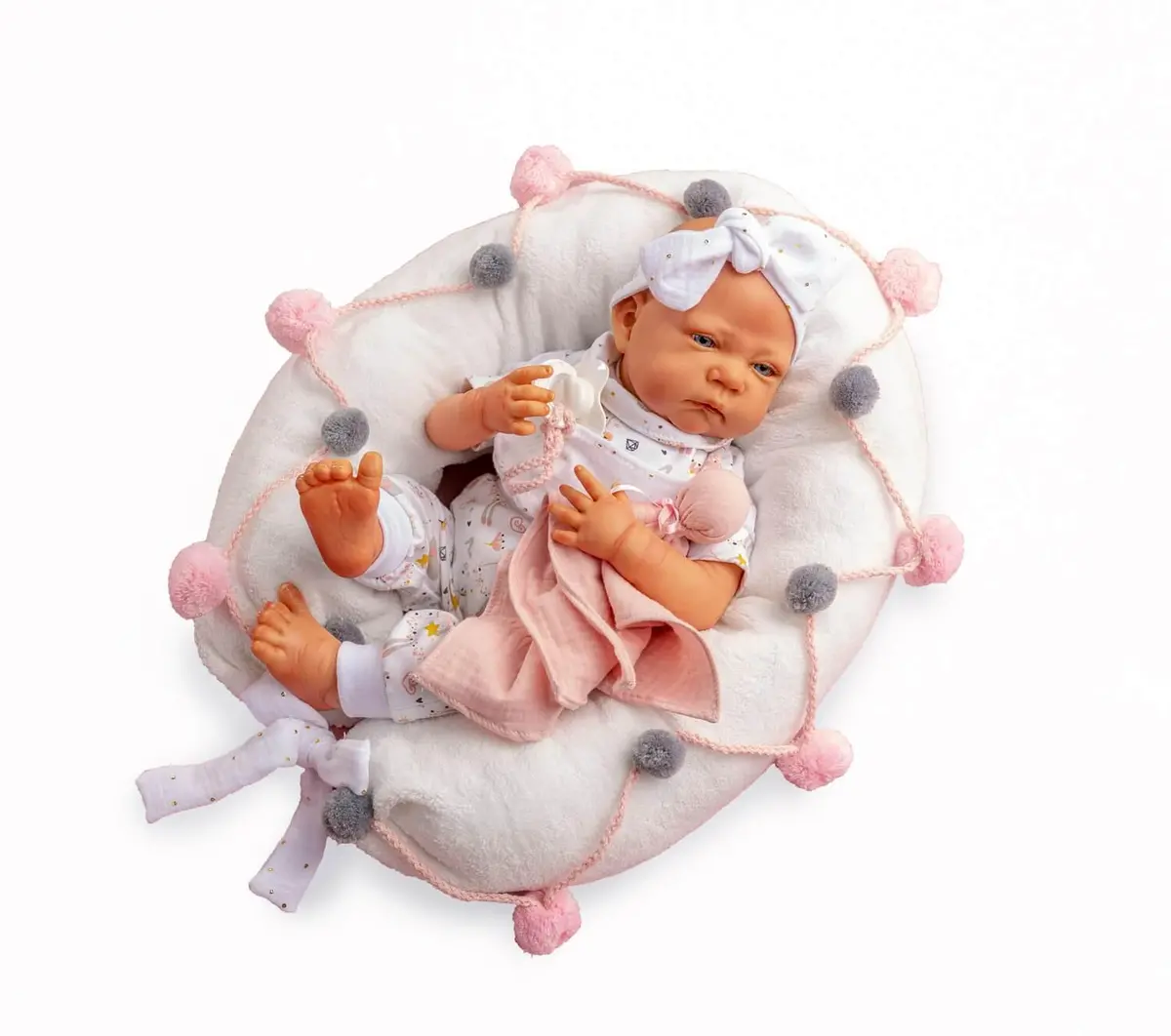 Berjuan 8206 Sweet Reborn Interactive Baby Doll 50Cm With Sounds And Gestures 1