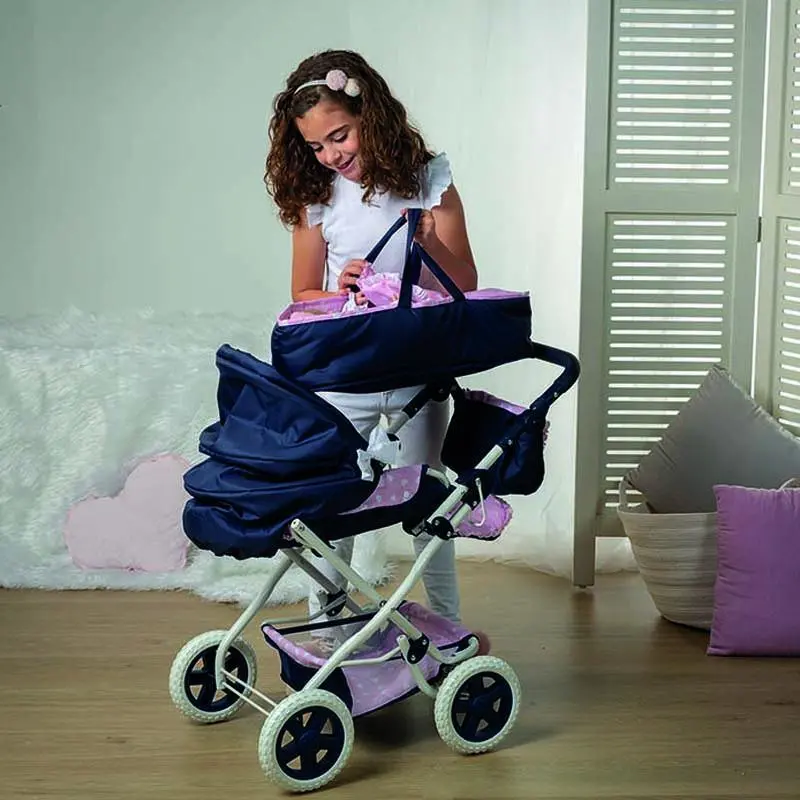 Berjuan 90001 3-In-1 Doll's Big Pram 85Cm 2