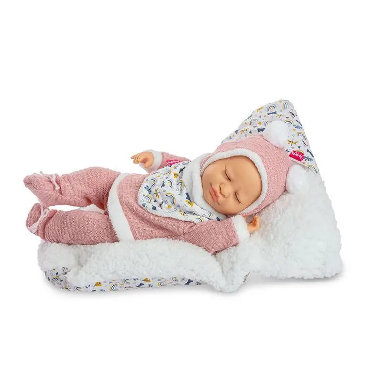 Berjuan 905 Sleeping Baby Doll 40Cm - Pink 1