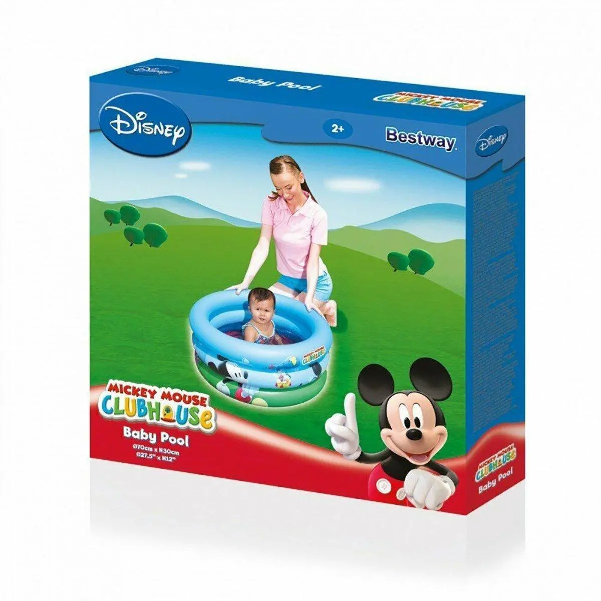 Bestway Disney Mickey Mouse Clubhouse Baby Paddling Swimming Pool Outdoor 1