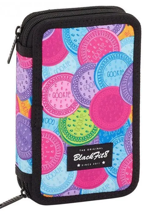 Blackfit8 Cookies Double Pencil Case 28Pcs 1
