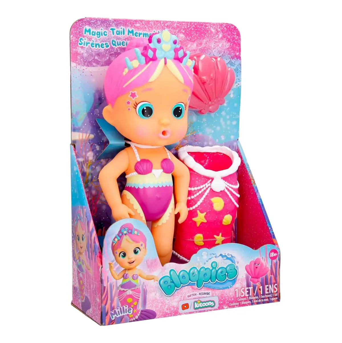 Bloopies Magic Tail Mermaids Mermaid Dolls - Assorted 2