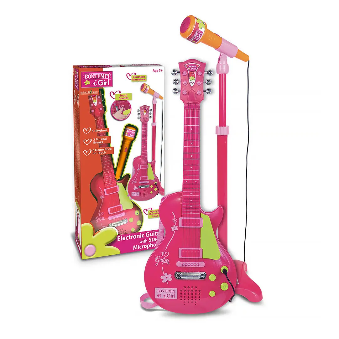 Bontempi Electronic Rock Guitar - Pink 1