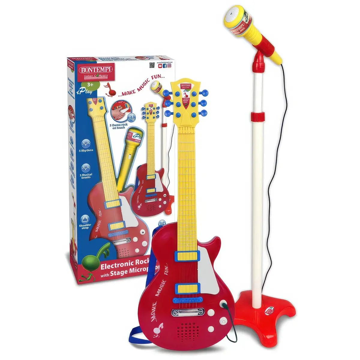 Bontempi Electronic Rock Guitar - Red 1