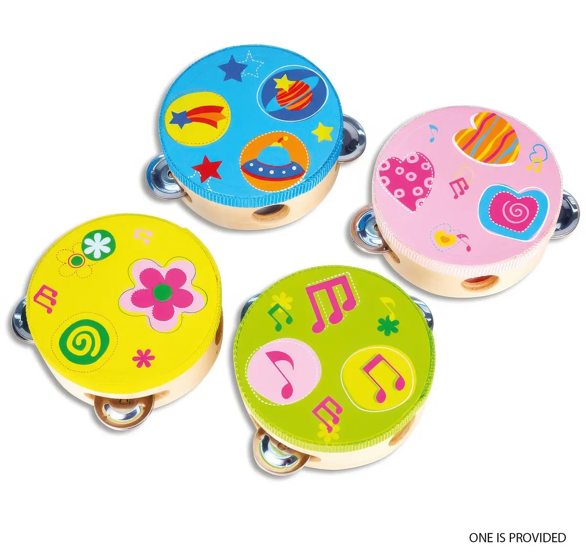 Bontempi Wooden Tambourine - Assortment 1