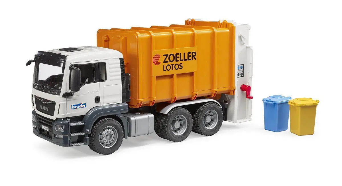 Bruder 03762 Man Tgs Rear-Loading Garbage Truck 1