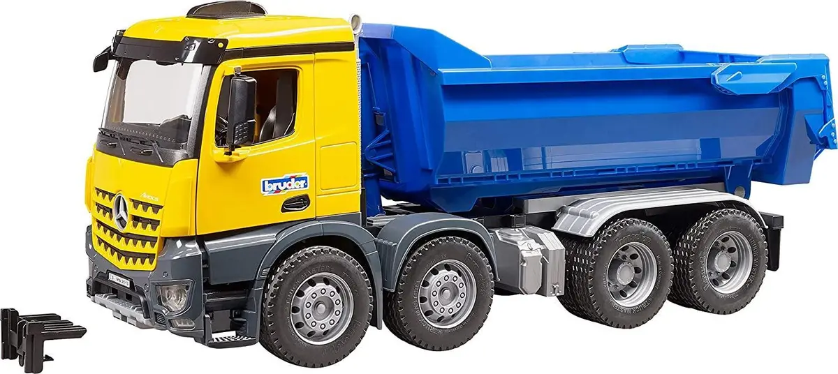 Bruder Bworld Mercedes-Benz Arocs Halfpipe Dump Truck 1
