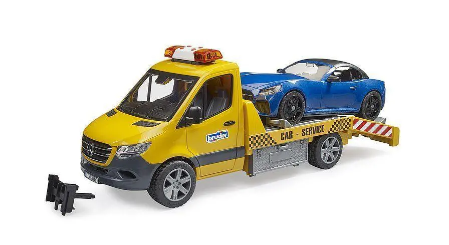 Bruder Mb Sprinter Car Transporter With Roadster 1