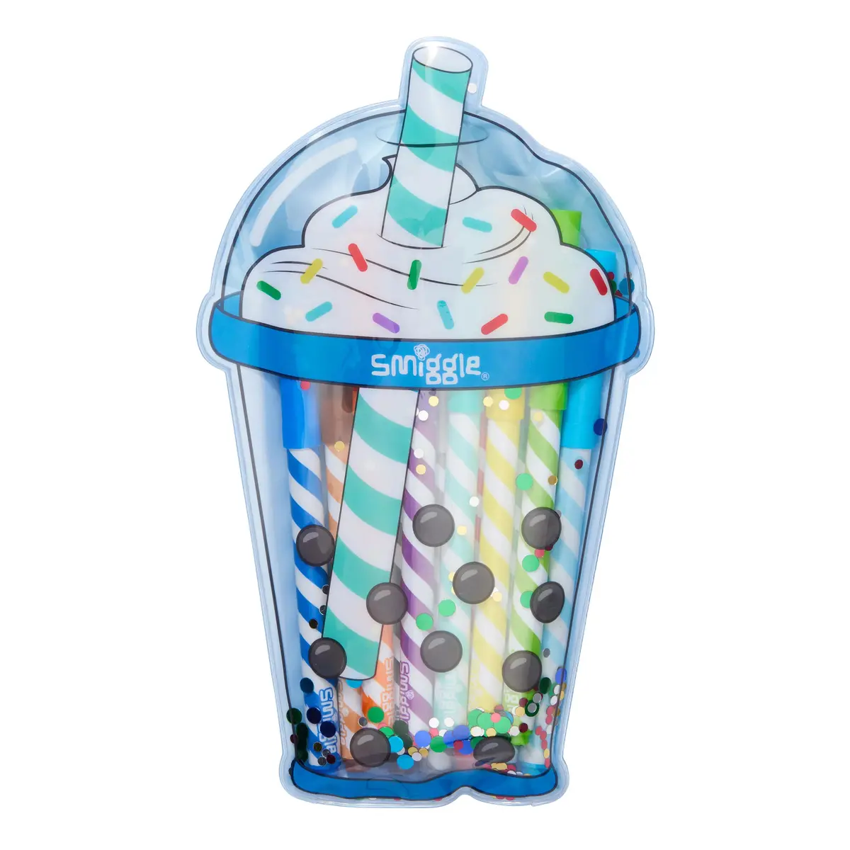 Smiggle Bubble Time Marker Pack - Blue 1