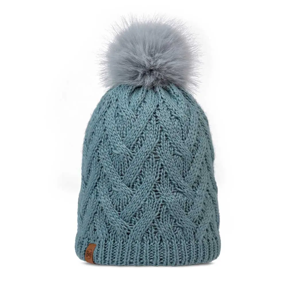 Caryn Knitted Beanie & Fleece Band 1