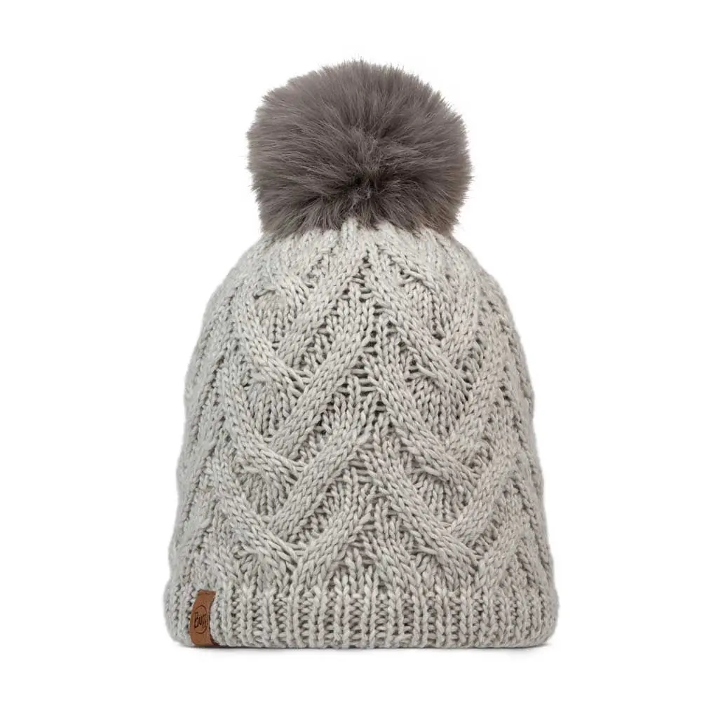 Caryn Knitted Beanie & Fleece Band 1