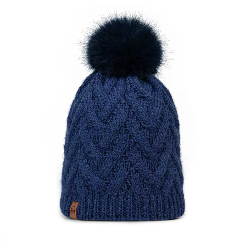 Caryn Knitted Beanie & Fleece Band 1