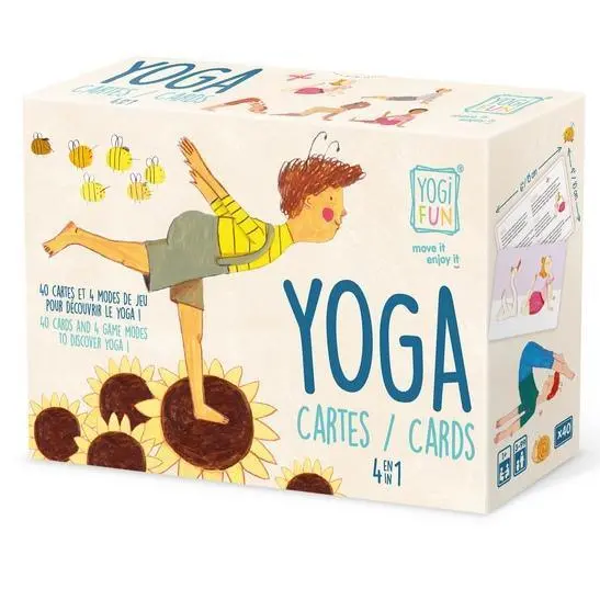 Buki France 4-In-1 Yoga Cards Game 1