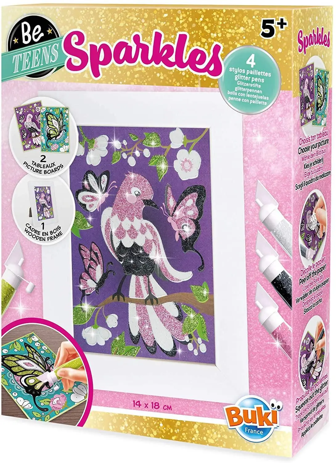 Buki France Be Teens Sparkles - Birds & Butterflies 1
