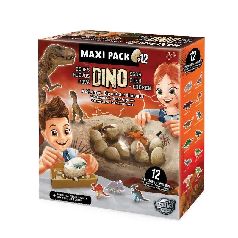 Buki France Dino Mega Egg Maxi Pack Of 12 1
