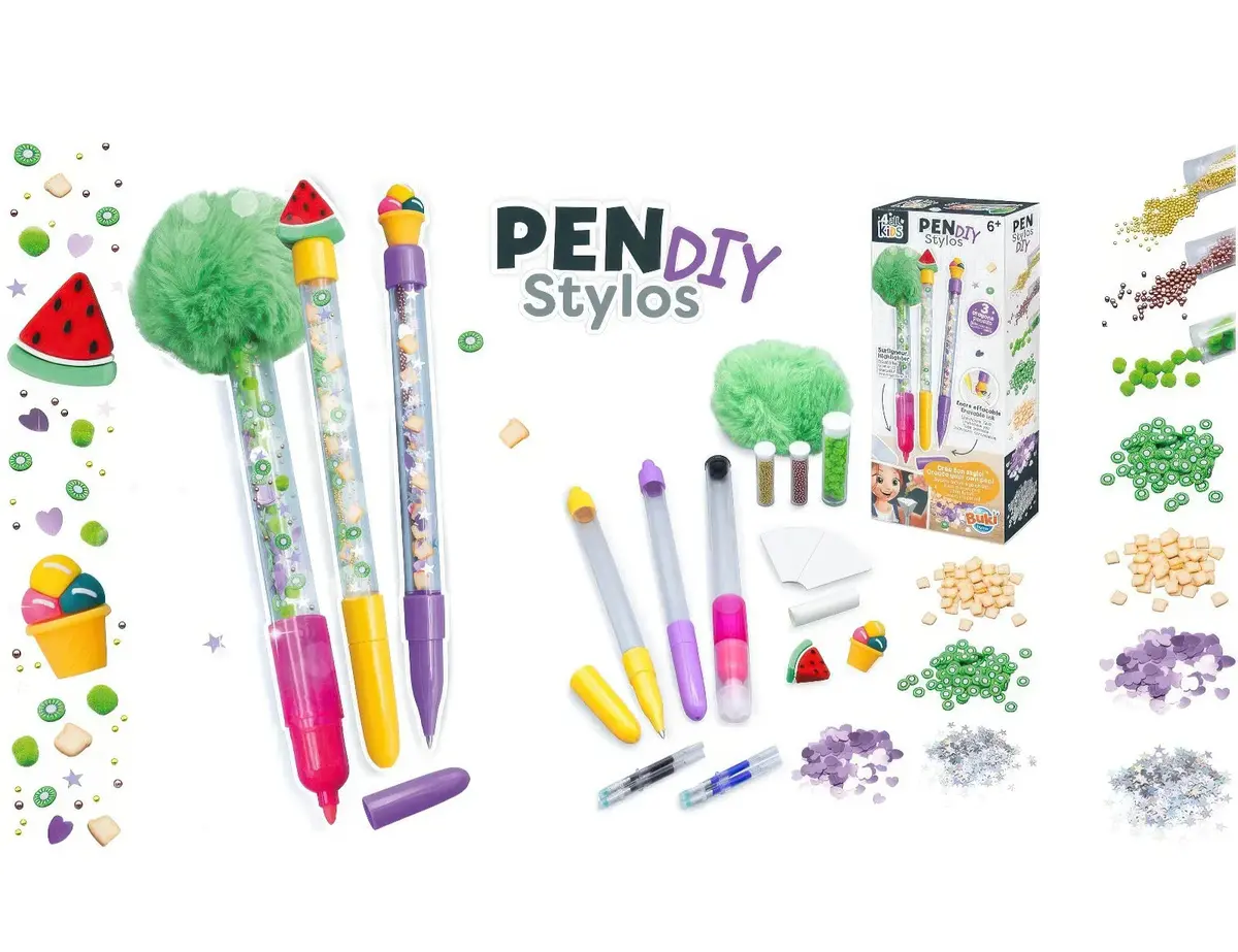 Buki Diy Pens Set - Food 1
