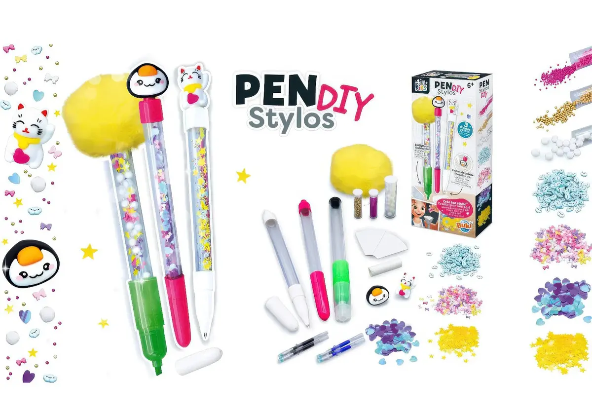 Buki Diy Pens Set - Kawaii 1