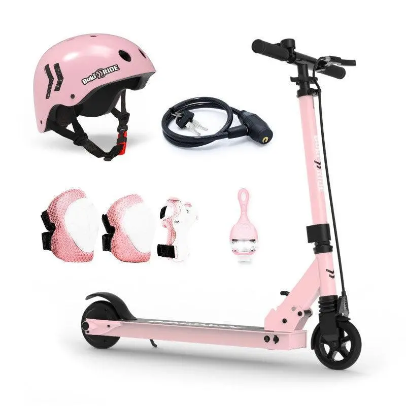 Buki France Electric Battery Powered Scooter 125Mm - Pink Gold 1