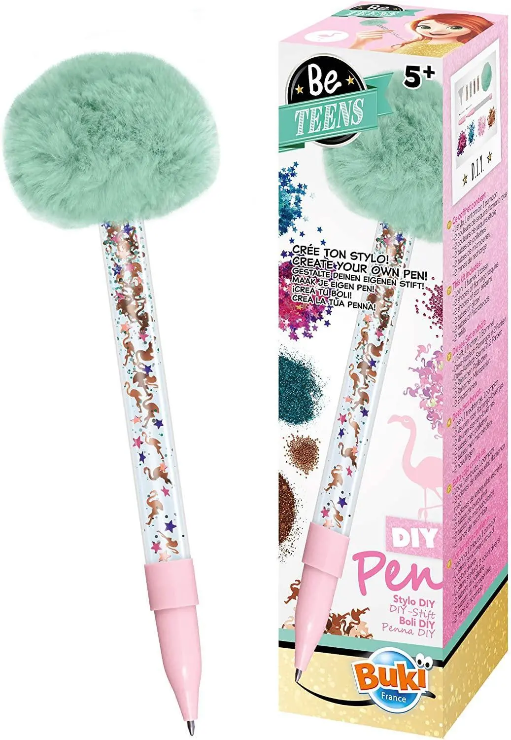 Buki France Styl03 Be Teens Flamingo Diy Pen 1