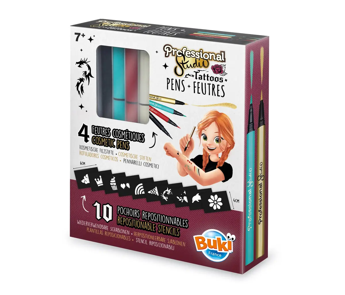 Buki France Tattoos Pens - Gold 1