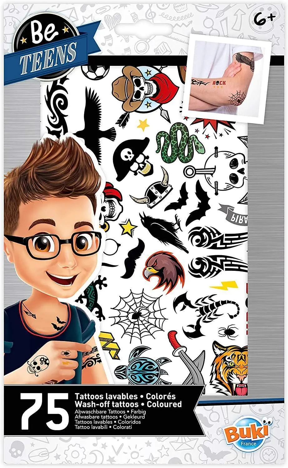 Buki France Wash-Off Tattoos 1