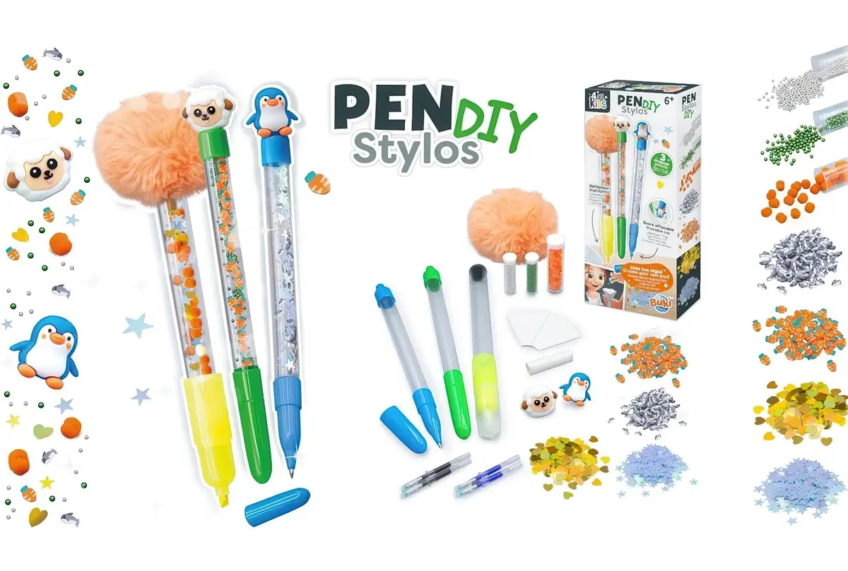 Buki Diy Pens Set - Animals 1