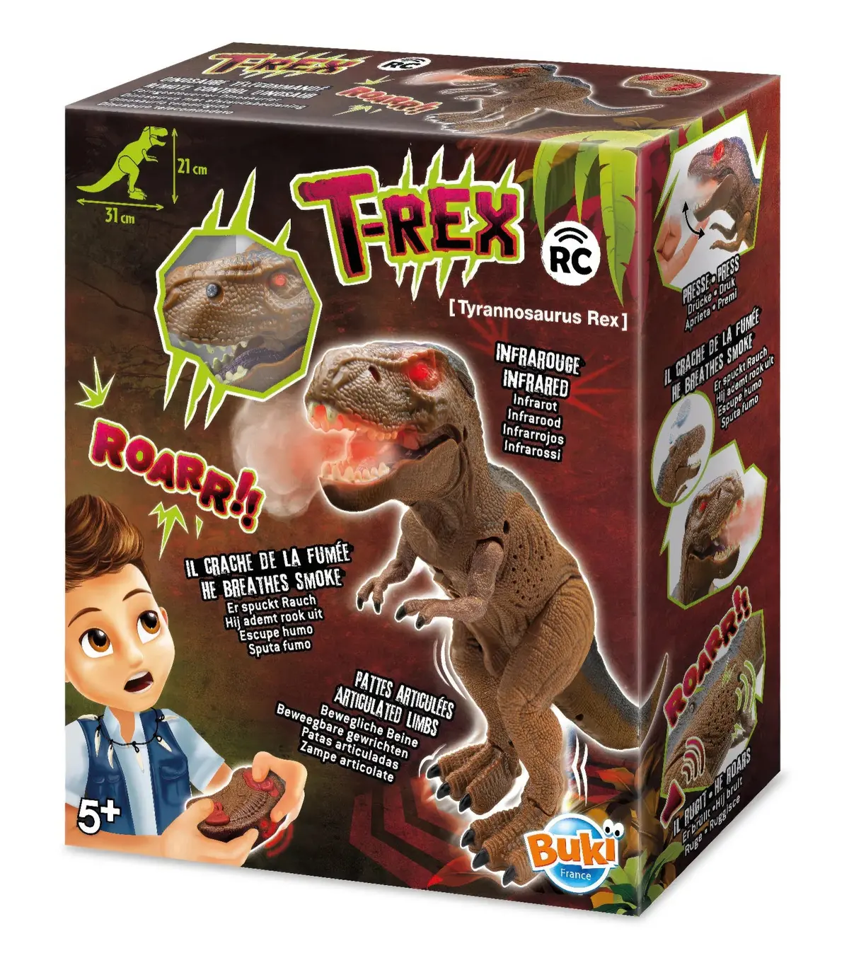Buki France Rc Remote Controlled T-Rex Dinosaur 1