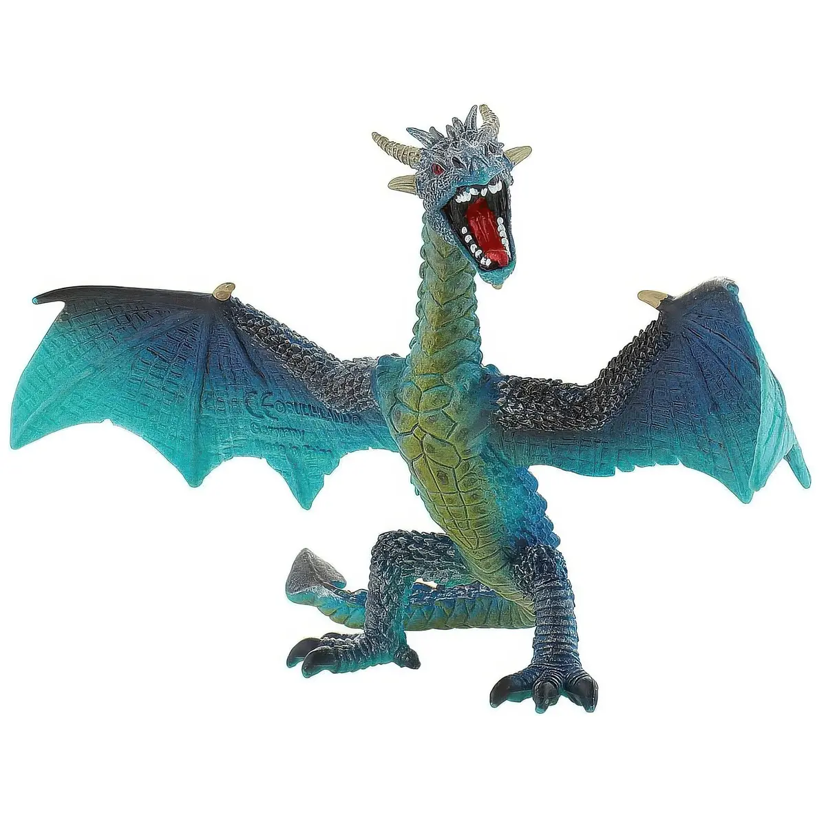 Bullyland Dragon Flying Turquoise Figure 75592 1