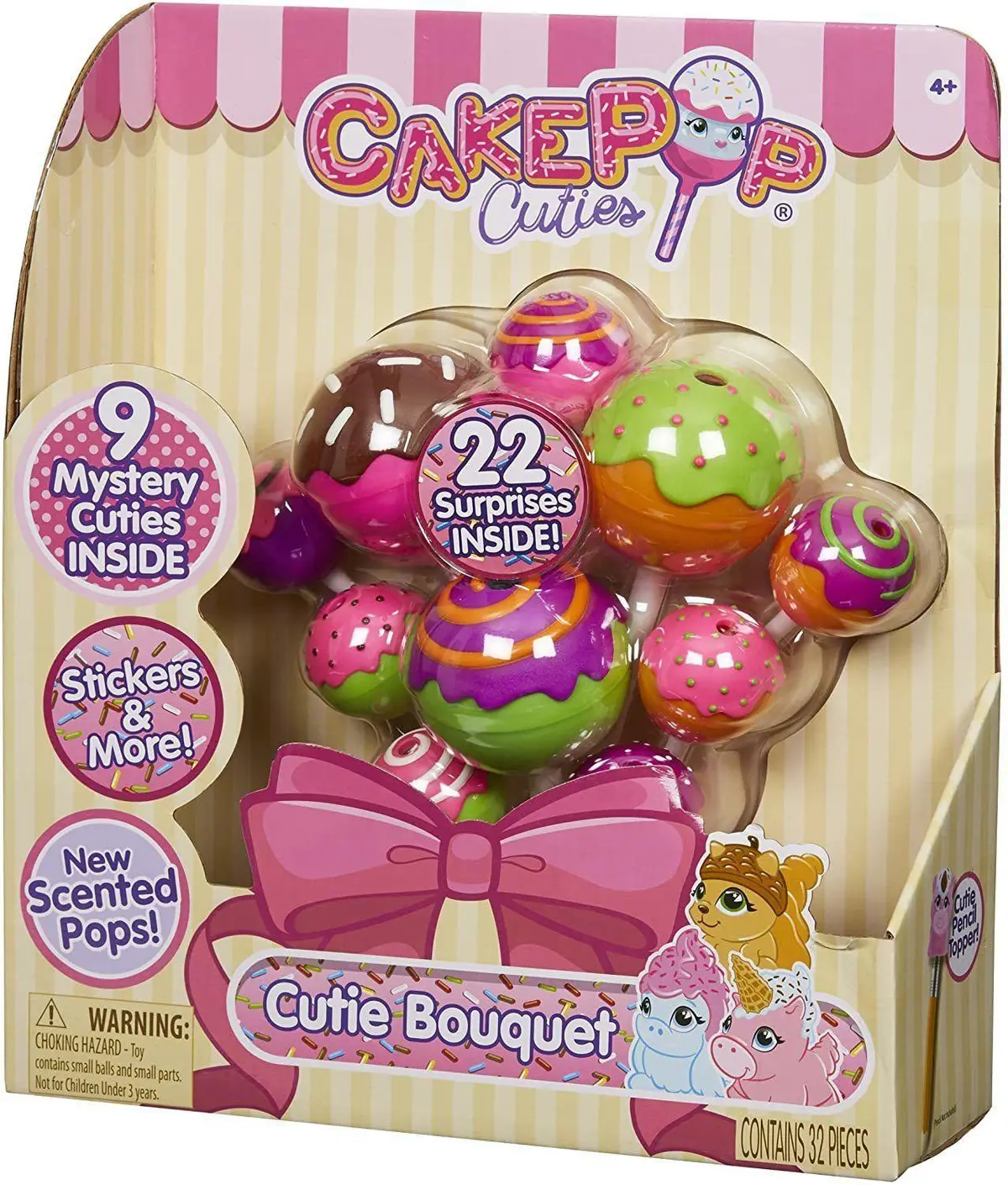 Cakepop Cutie Cakepop Cuties - Cakepop Bouquet – Squishies – Includes 22 Surprises! Collectibles 2