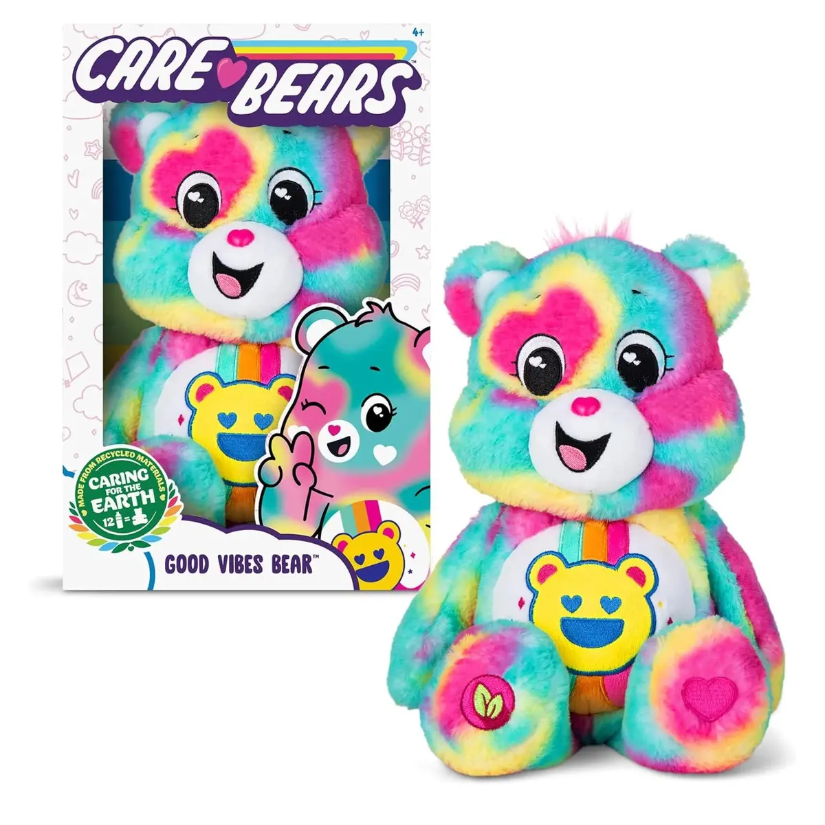 Care Bears Good Vibes Bear 35Cm Medium Plush 1