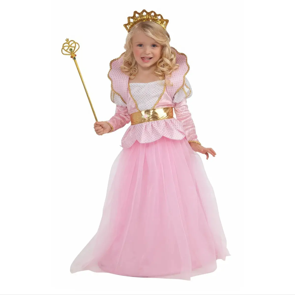 Shiny Princess Kids Fancy Dress Costume - Size Xs 1